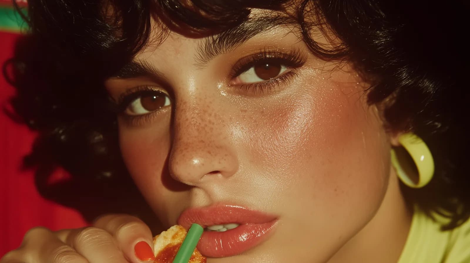 Editorial beauty close-up